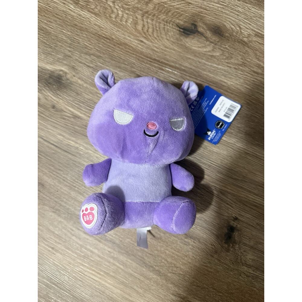 Build-A-Bear/Sanrio BAKU Buddy 6" Mini Plush Purple Kuromi Stuffed Smallfrys NEW